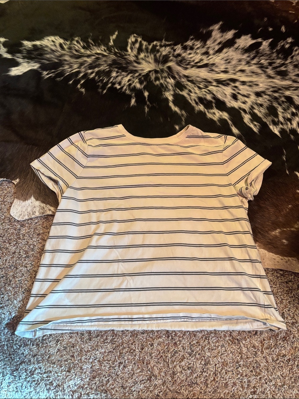 Thread & Supply Neutral Stripe Short-Sleeve Women’s Tee